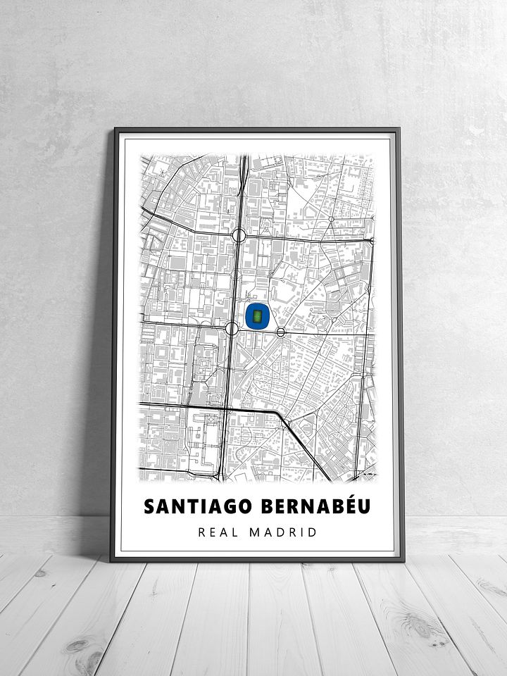 Santiago Bernabéu Map - Real Madrid product image (1)