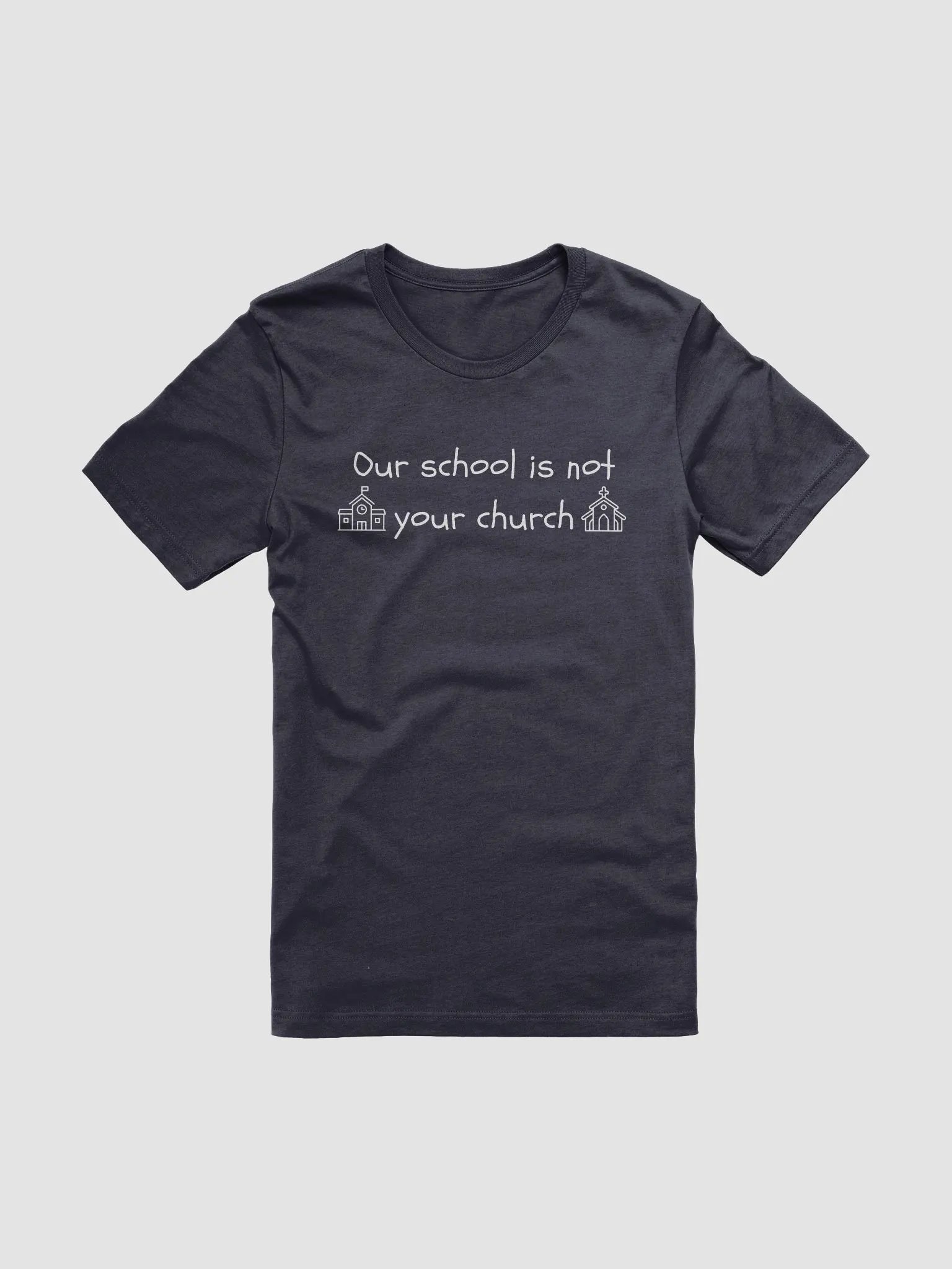 Our School Is Not Your Church Illustrated Tee product image (21)