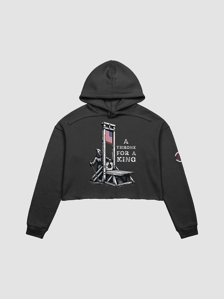 LIMITED - JUNE 2025 - FLAG DAY - NO KINGS - Crop Top Hoodie product image (1)