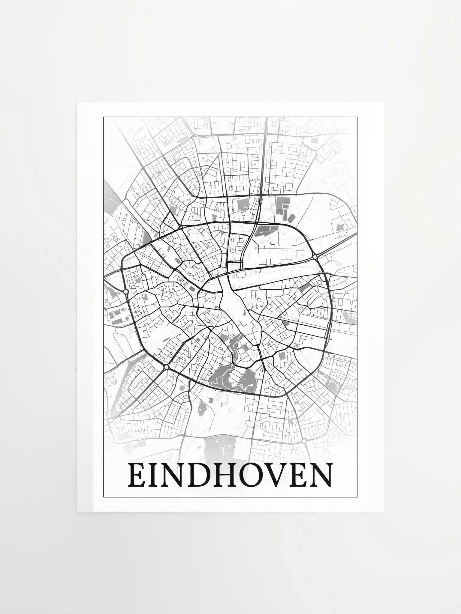 Eindhoven, Netherlands, city map print product image (2)