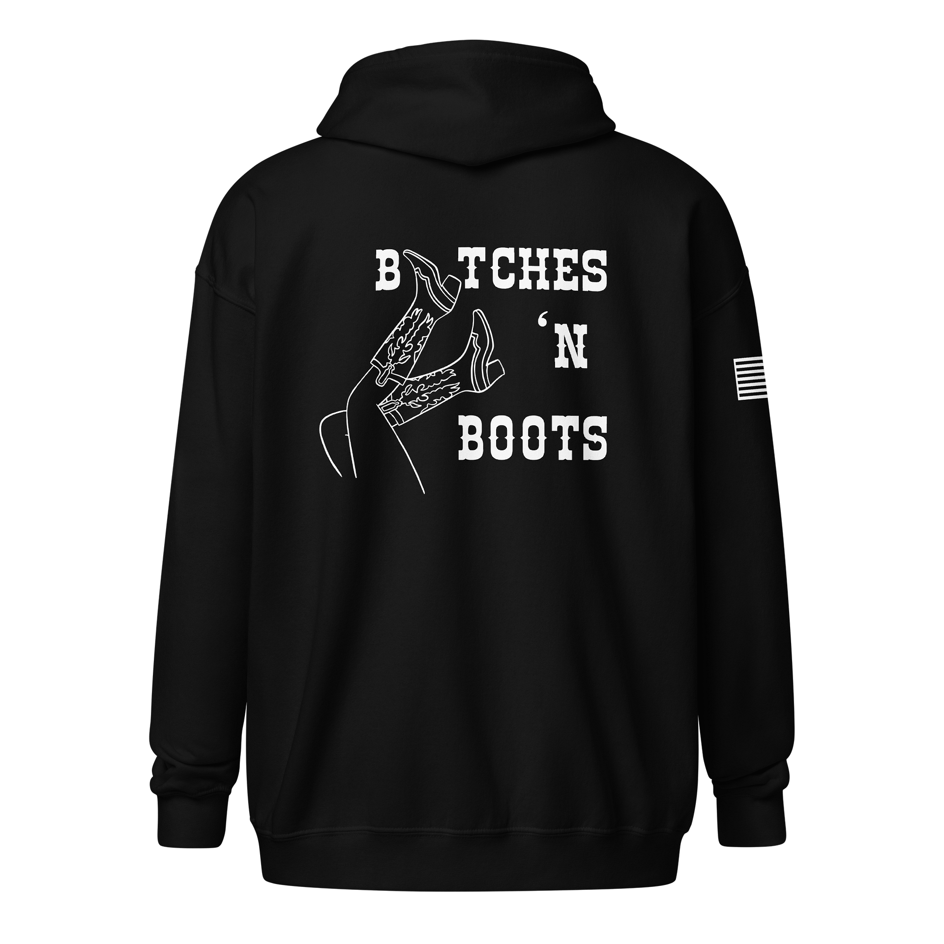 BnB Classic Zip Hoodie - White product image (4)