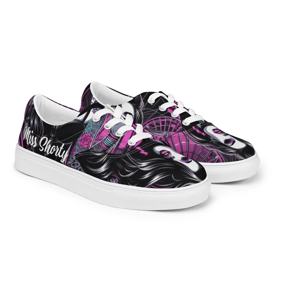 Bold and Mysterious Miss Shorty Canvas Sneakers! product image (3)