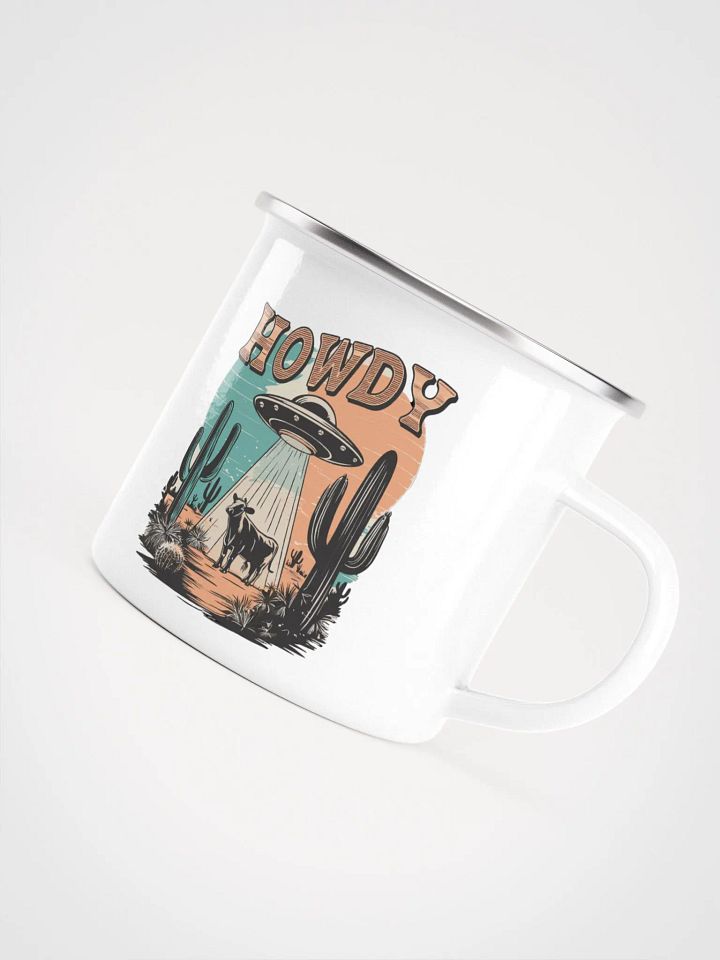 "Howdy-UFO" enamel Mug product image (2)