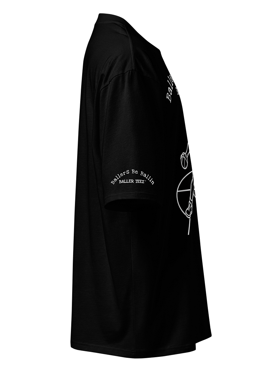Baller Teez Oversized Black Heavyweight Tee product image (6)