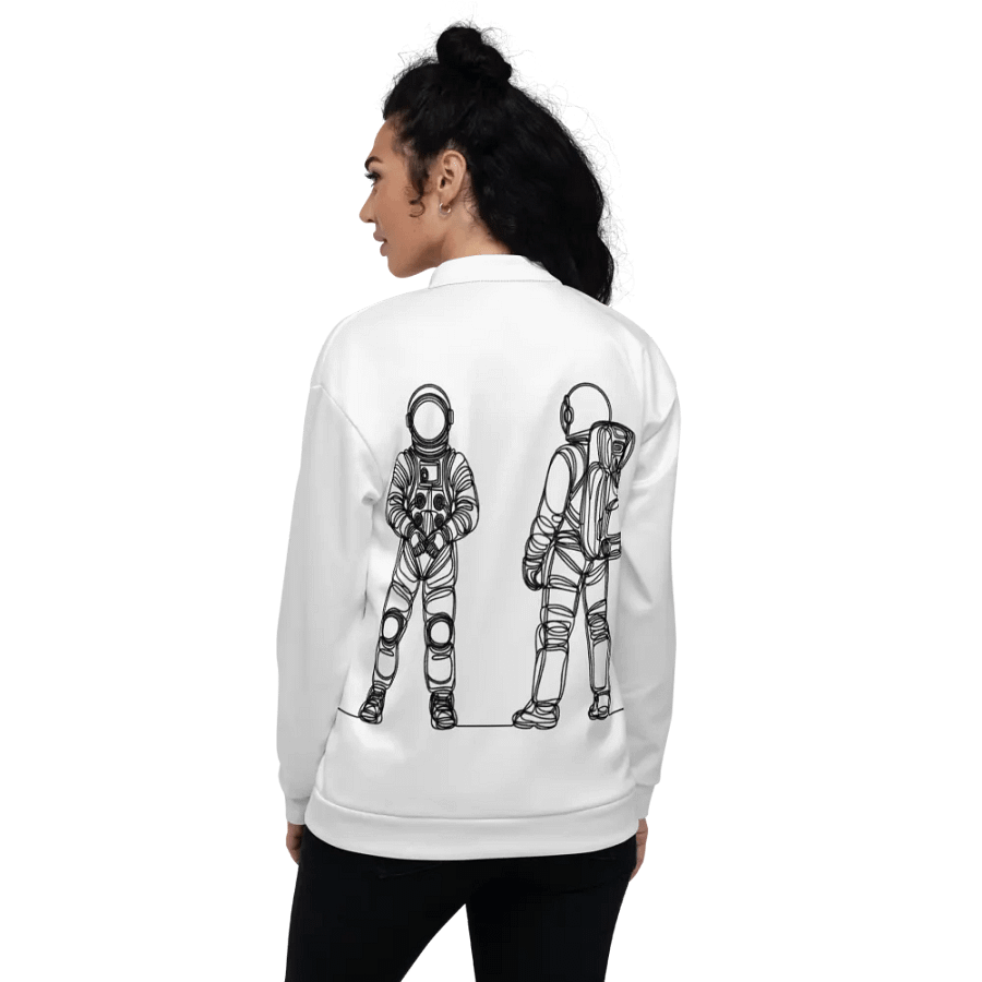 Galactic Explorer LIne Art All-Over Bomber Jacket product image (3)