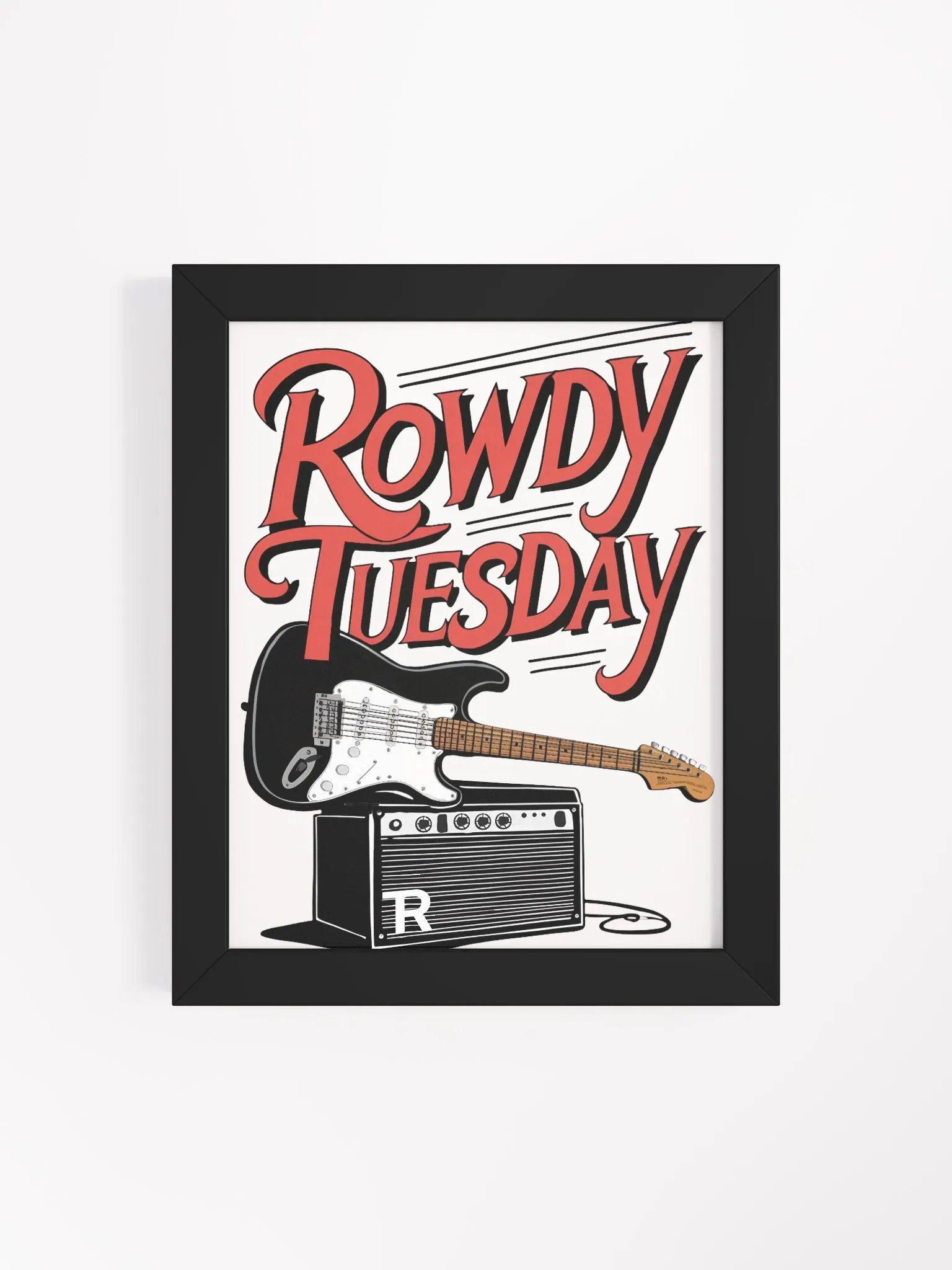 Rowdy Tuesday - Framed Poster product image (4)