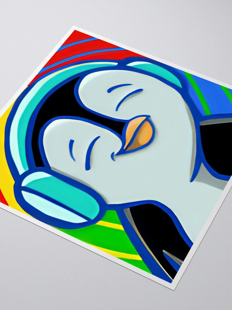 Jamming Penguin Vinyl Stickers product image (9)