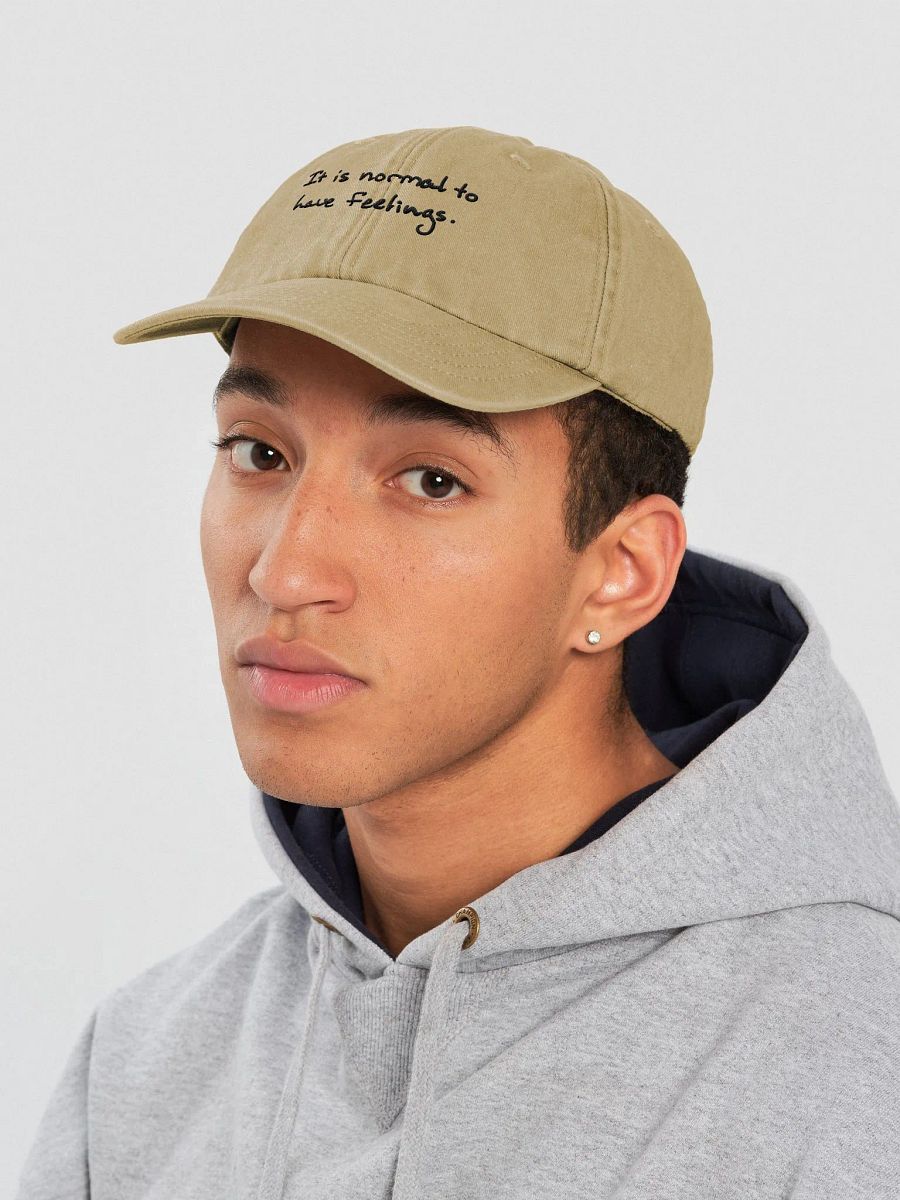 It is normal to have feelings. vintage dad hat product image (5)