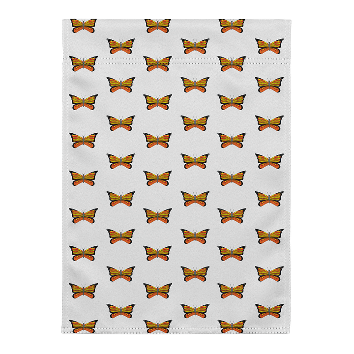 Symmetrical Butterfly Garden Flag product image (1)