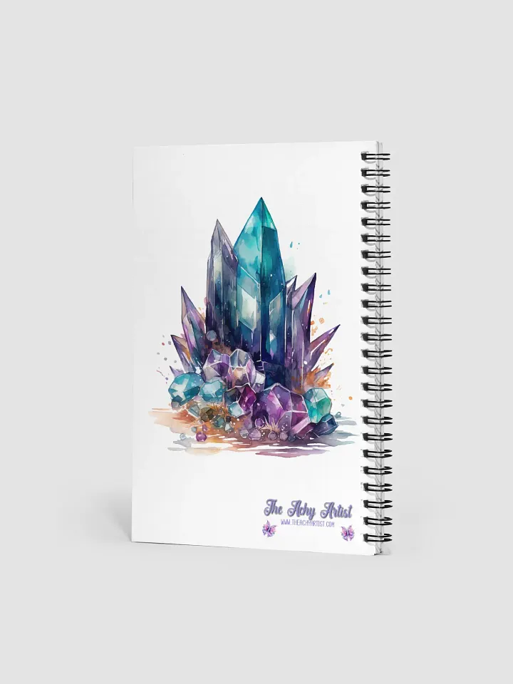 Luminous Crystal Dreams Spiral Notebook product image (2)