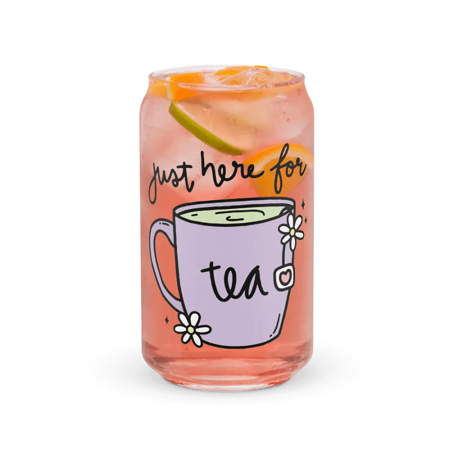 Just here for Tea Glass Mug product image (7)