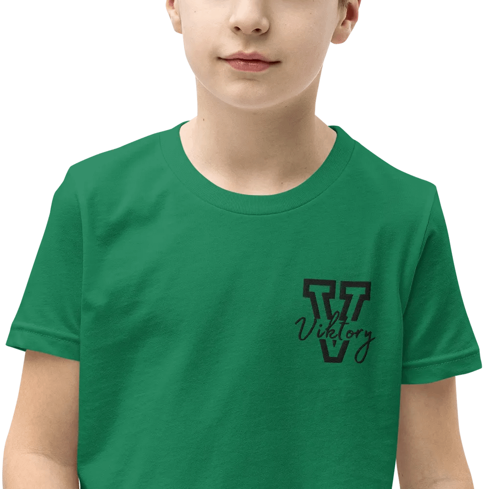 Kids Shirt Green (black logo) product image (1)