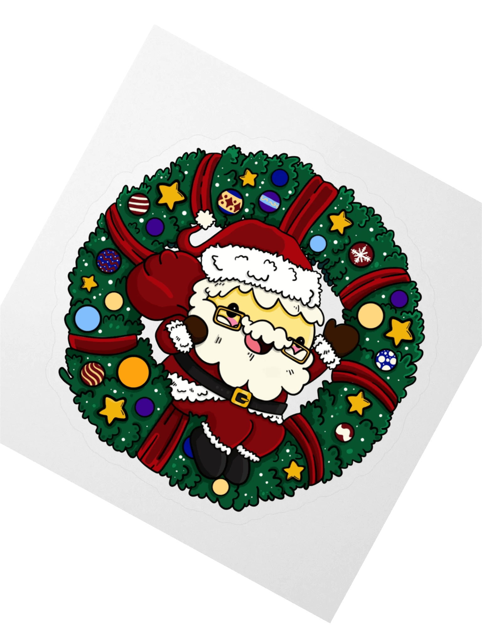 Santa Bawby Sticker product image (4)