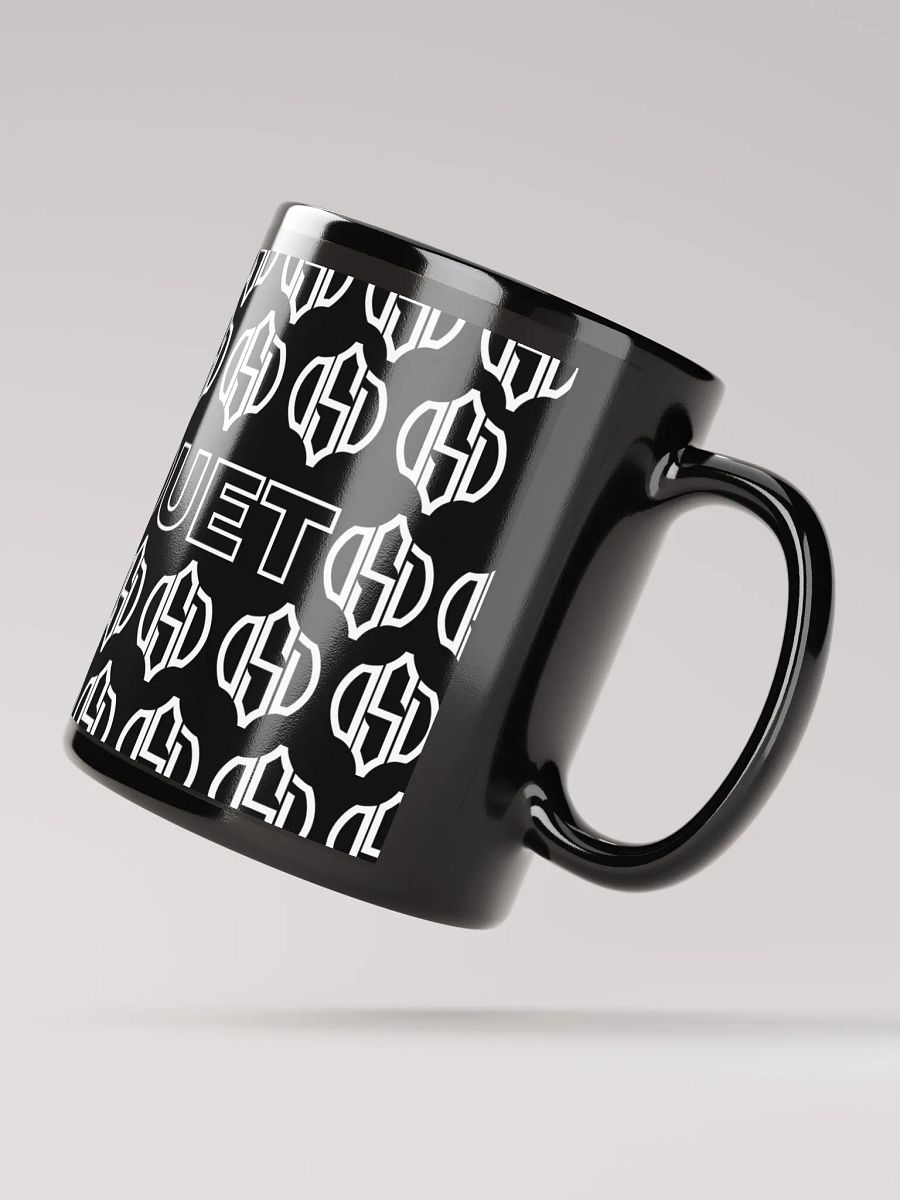Offset Duet Black Glossy Mug product image (4)