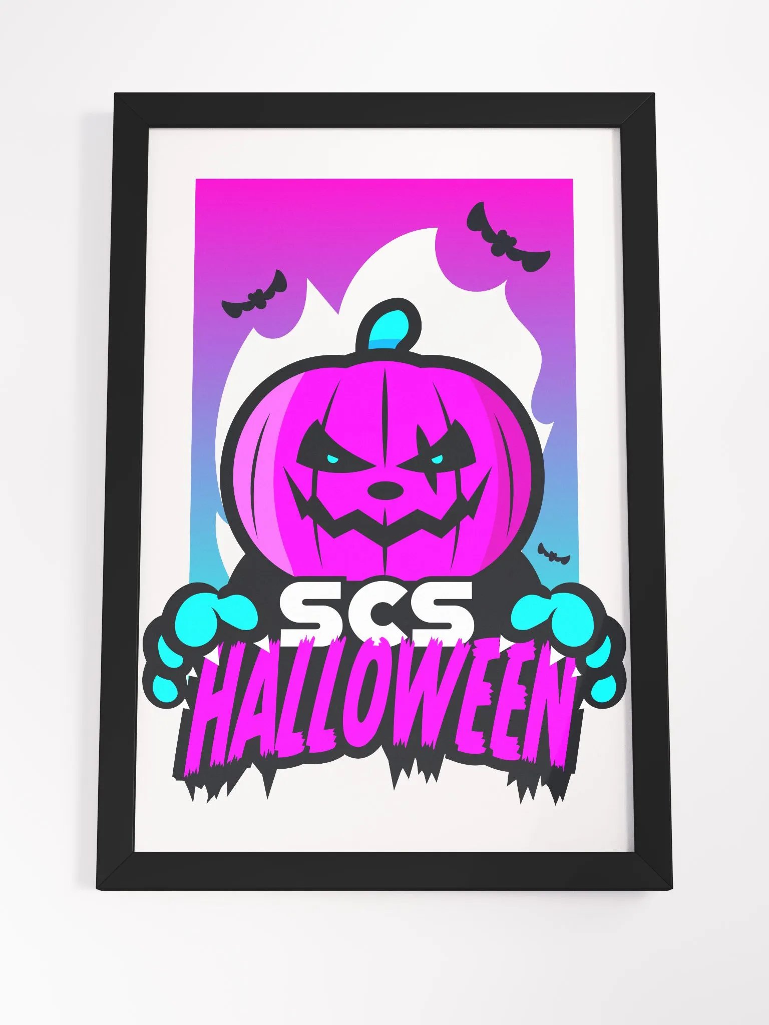 SCS HALLOWEEN POSTER WITH FRAME product image (21)
