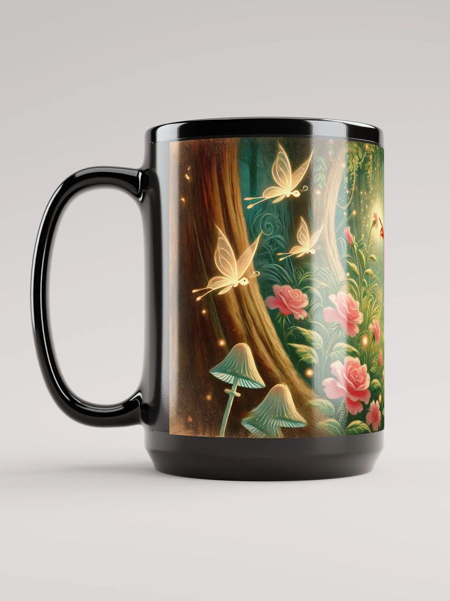 Flower Fairy - Black Glossy Mug 15 oz product image (6)