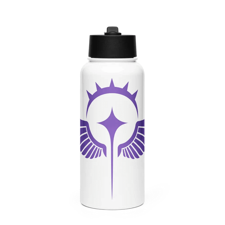 Adeptus Momfriendicus Metal Water Bottle product image (1)
