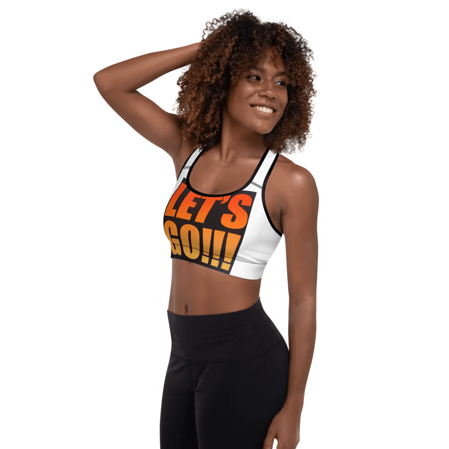 Let's Go! Padded Sports Bra product image (5)