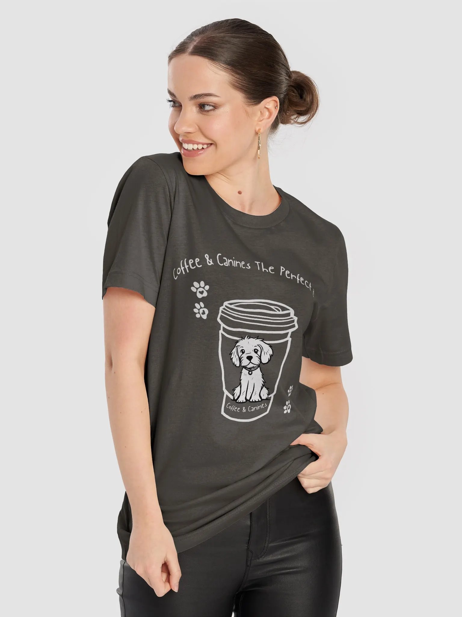 “Coffee and Canines The Perfect Blend T-Shirt” product image (2)