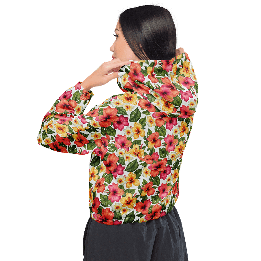 Hibiscus Haven Women's Windbreaker product image (3)