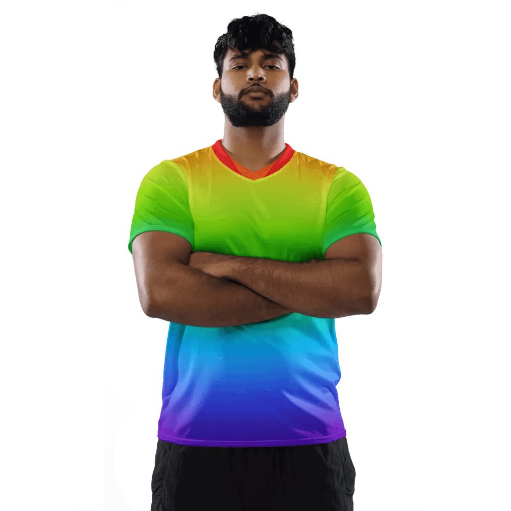 Rainbow Unisex Sport Jersey product image (5)