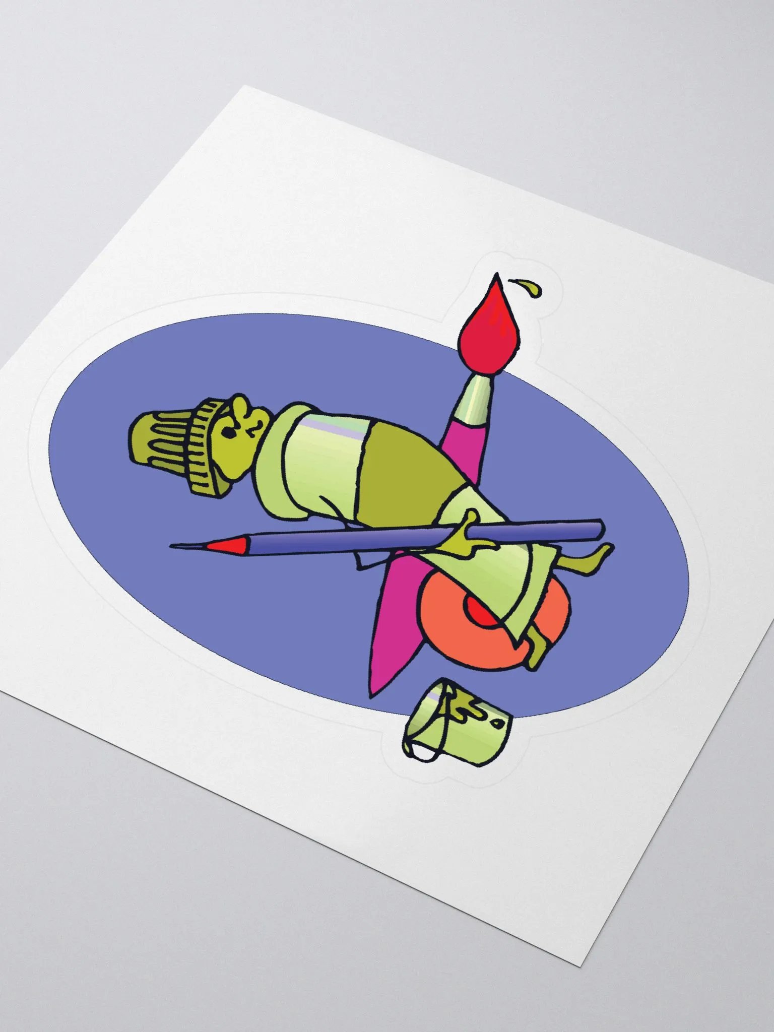 CREATIVE PAINTBRUSH CHARACHTER product image (3)