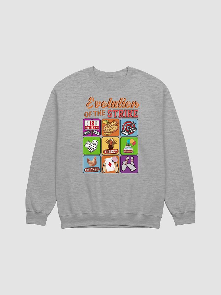 Evolution Of The Strike Bowling Graphic Crewneck Sweatshirt product image (15)