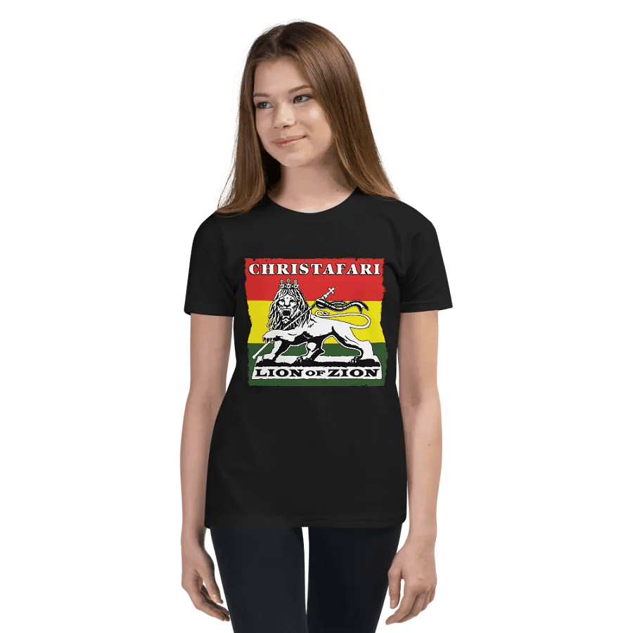 Christafari Kids Lion of Zion Flag T-Shirt product image (15)