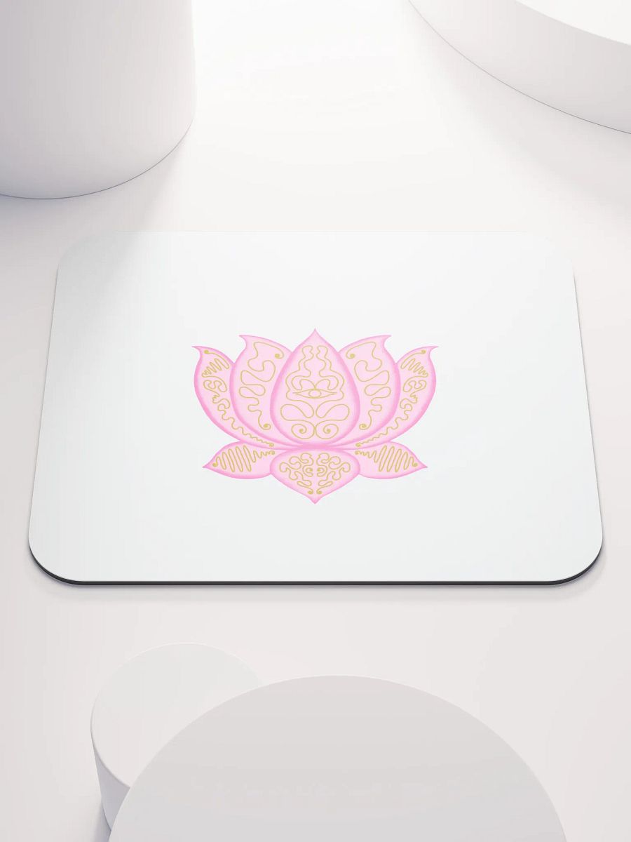 Golden Lotus Mouse Pad product image (1)