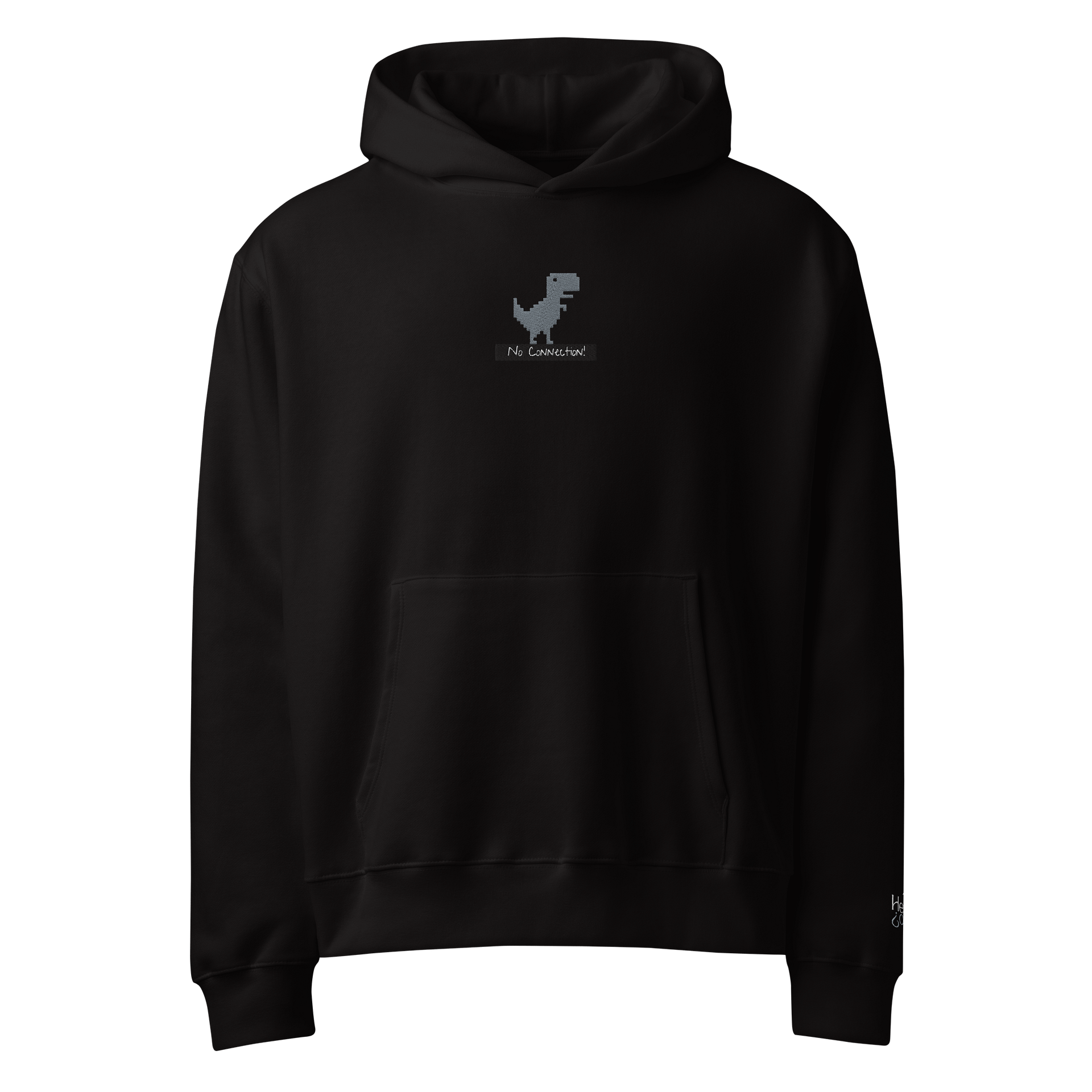Pixel Dino No Connection Oversized Hoodie product image (9)