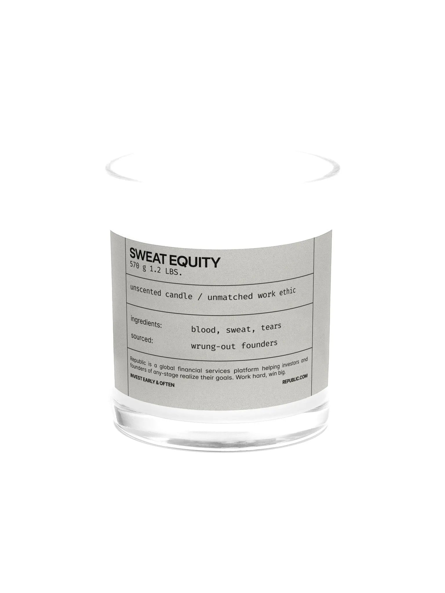 Republic Candle - Sweat Equity product image (1)
