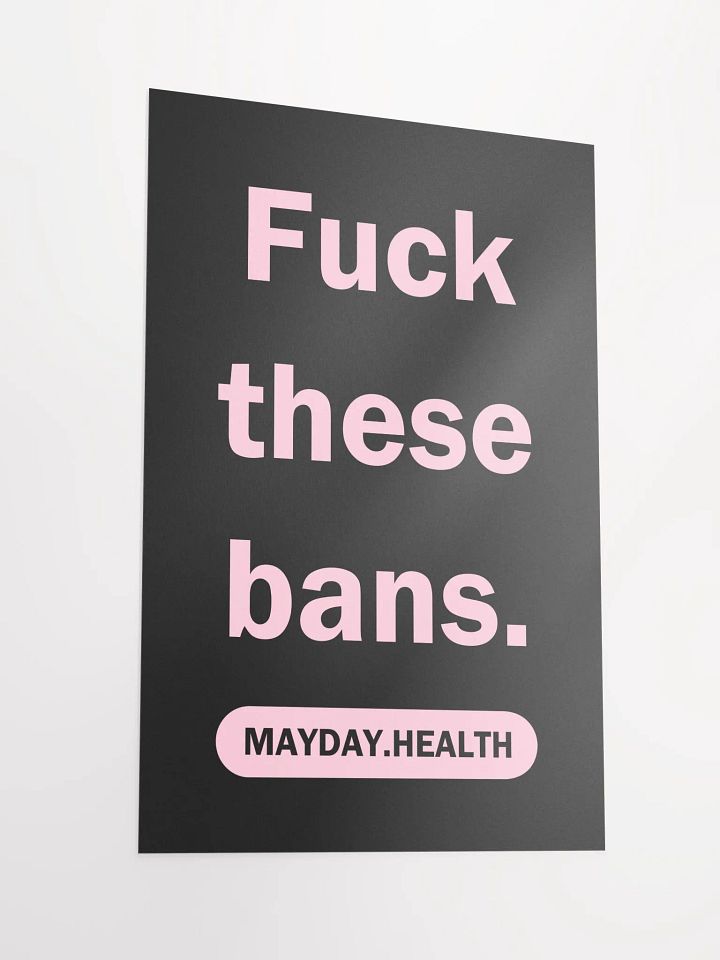 Fuck these bans poster product image (2)