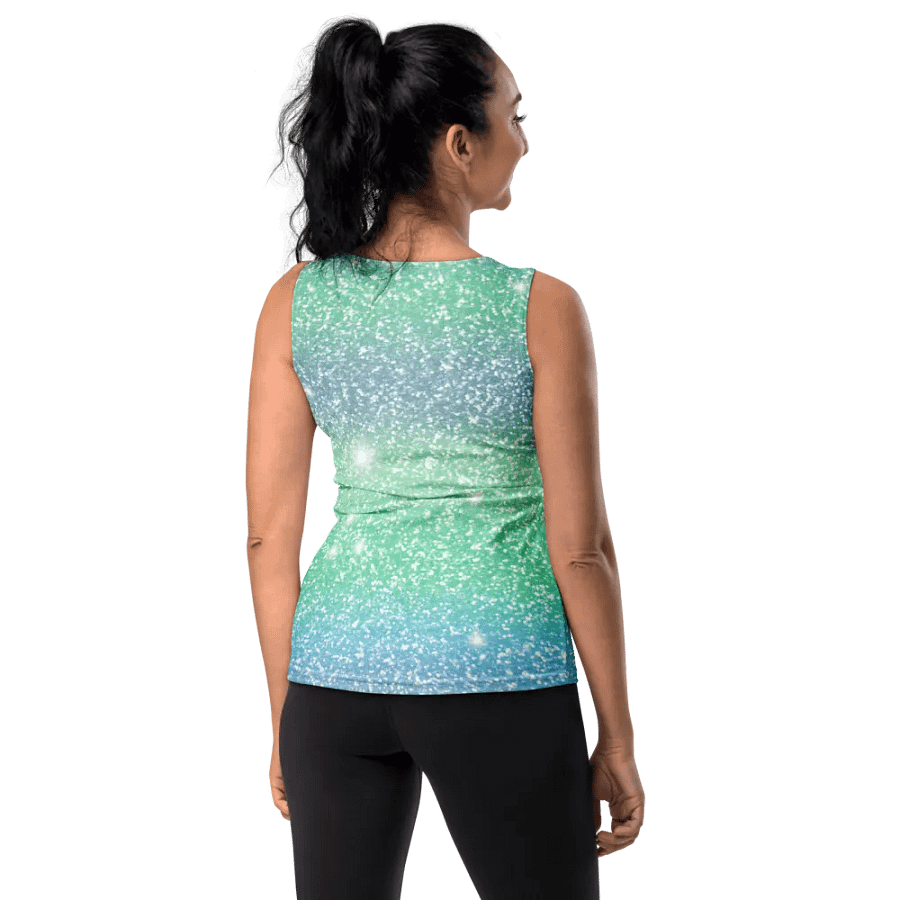 Glitter Unicorn Texture Design Tank Top (8) product image (9)