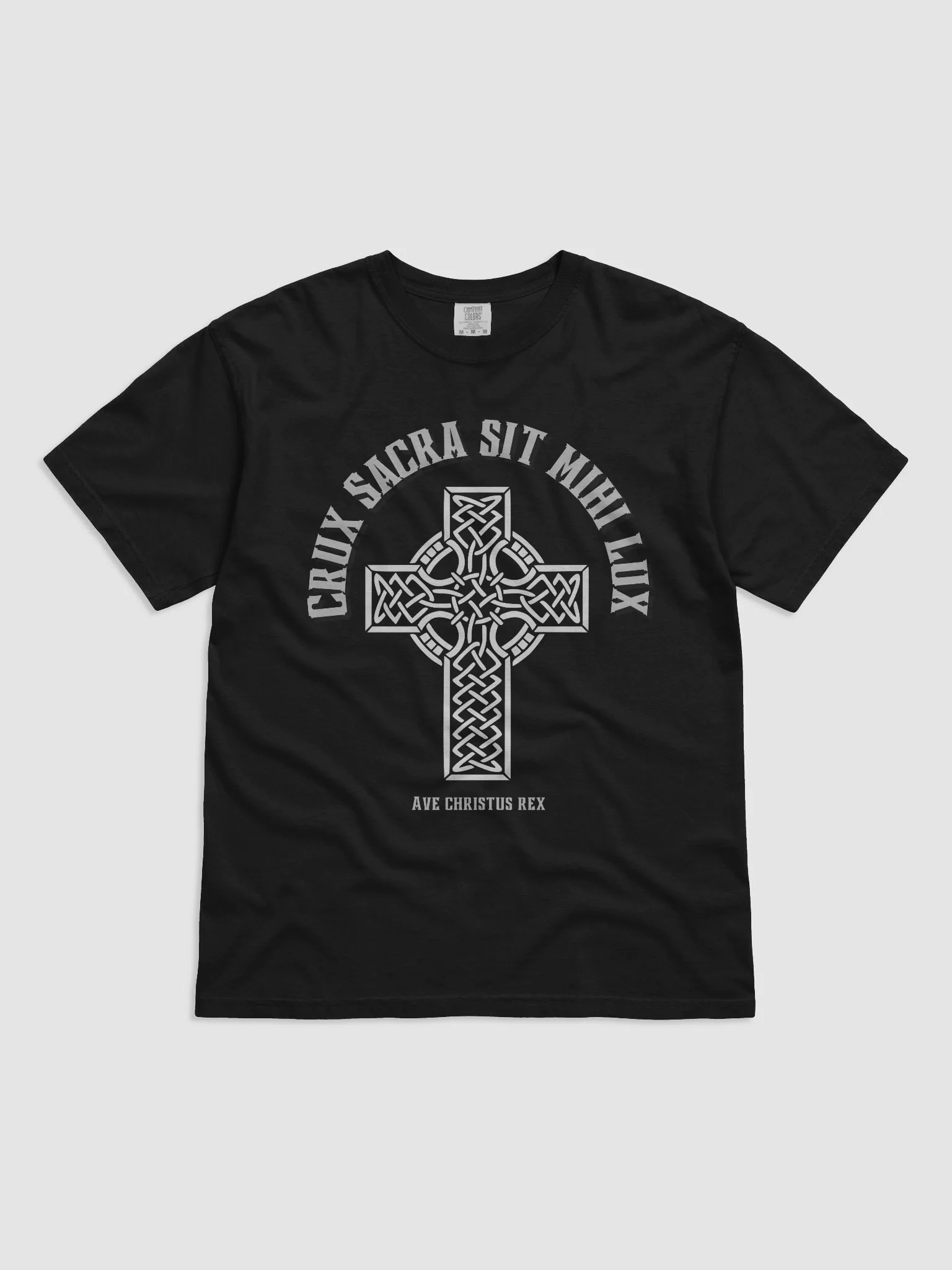 crux sacra sit mihi lux Heavy Tee product image (2)