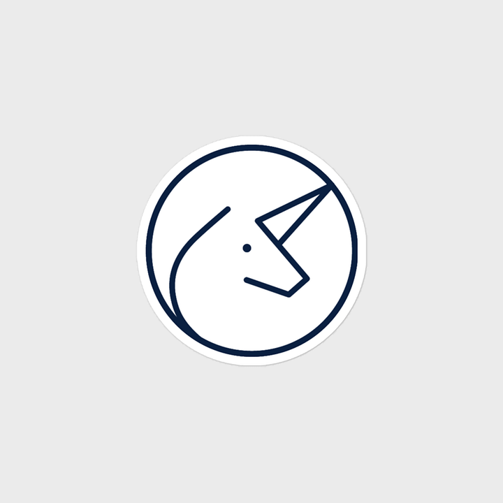 LuftyTV | Bubble-free Stickers (Black Logo) product image (1)