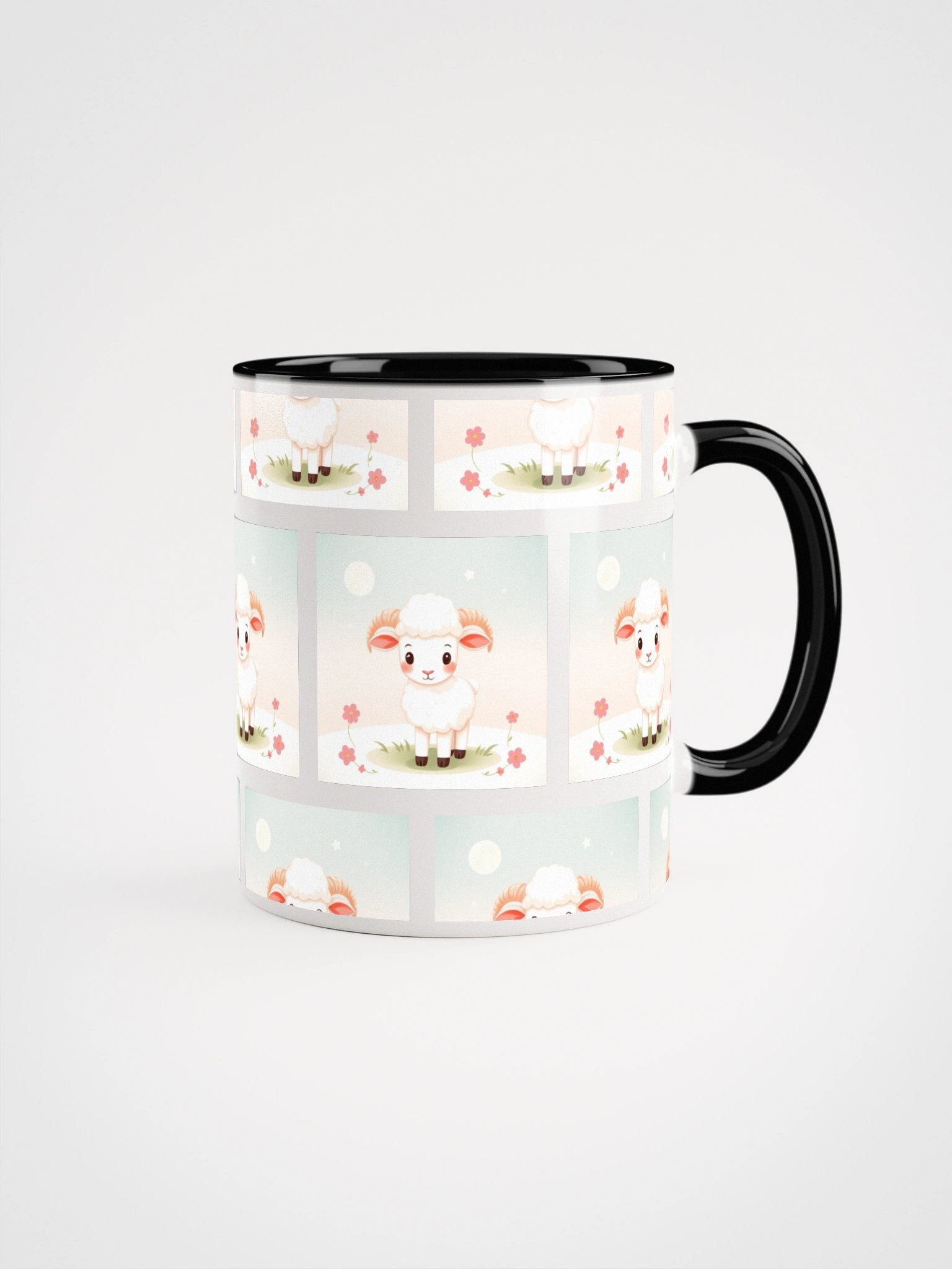 Whimsical Sheep Ceramic Mug product image (4)