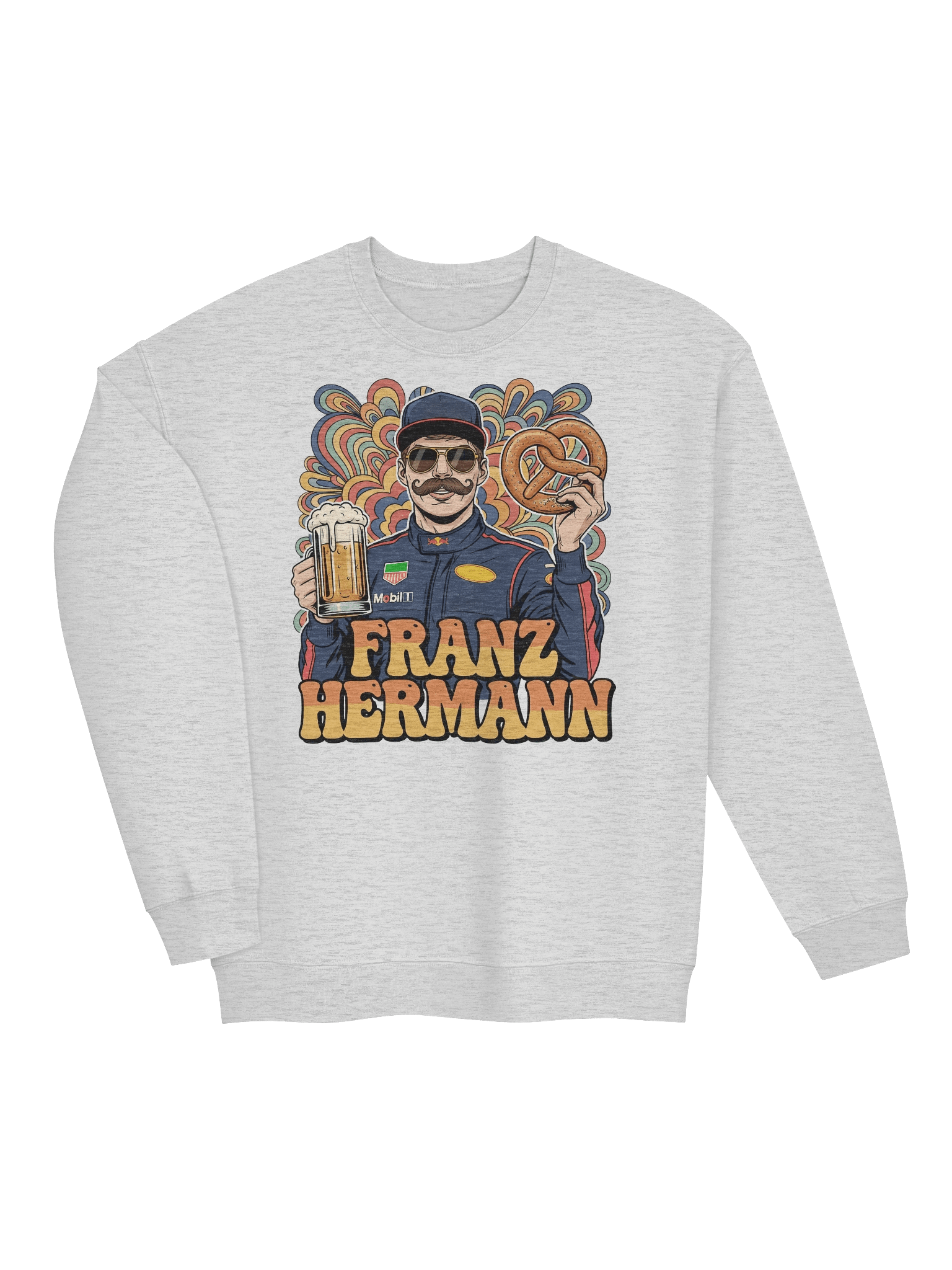 Franz Hermann Red Bull F1 Retro Beer Pretzel Funny Design Crown product image (3)