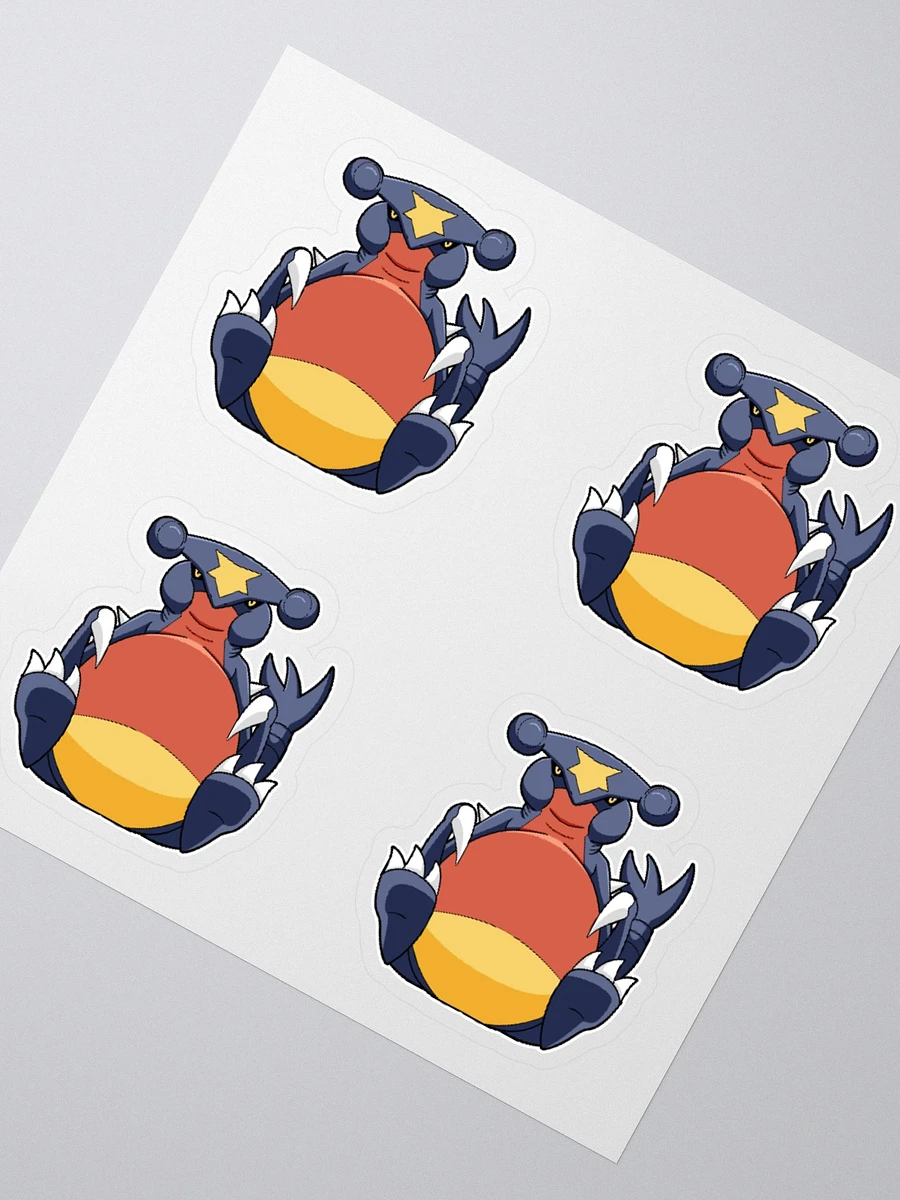 Chubby Garchomp Sticker Sheet product image (2)