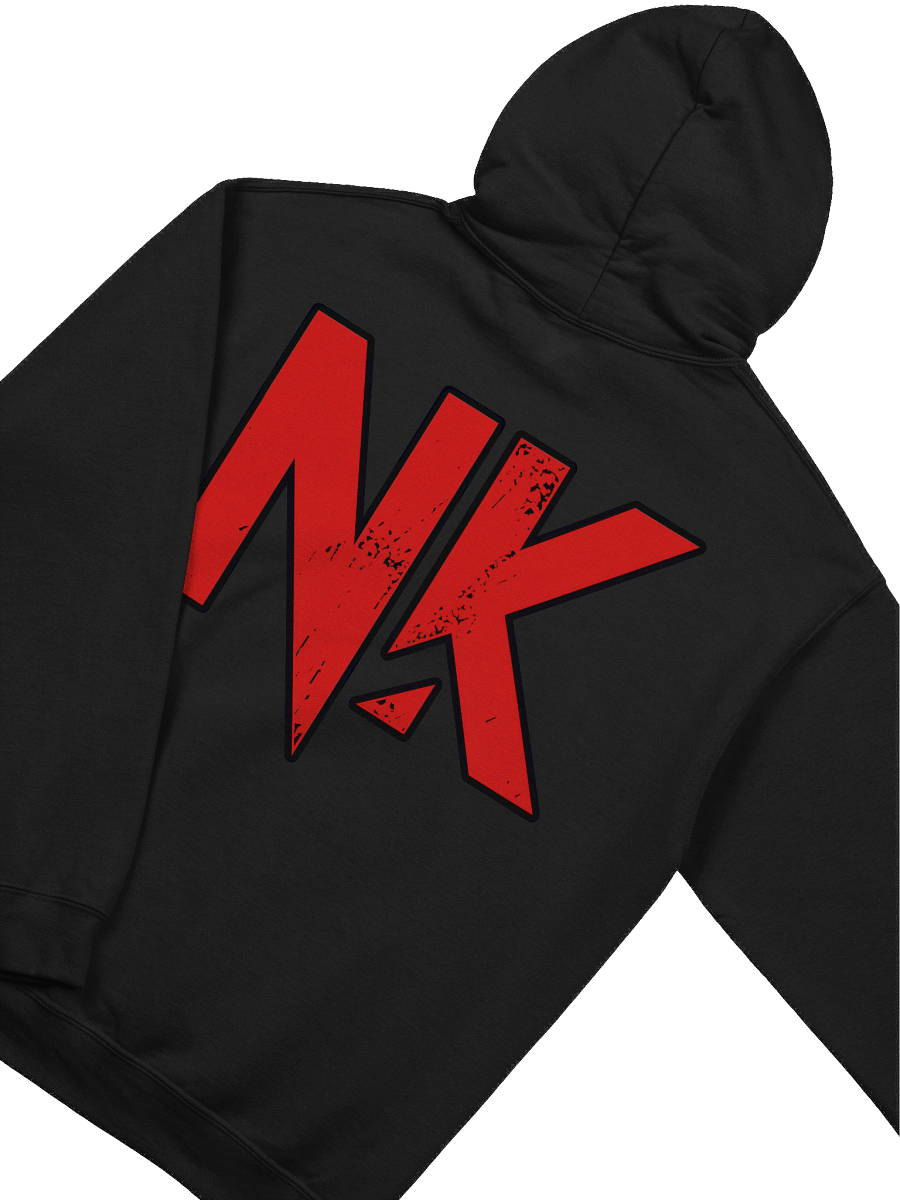 Distressed NK Red Design Hoodie product image (4)