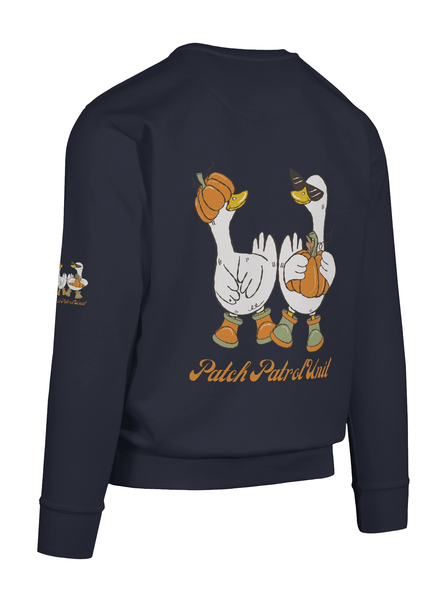 Patch Patrol Unit Pumpkin Duck Graphic Sweatshirt product image (124)