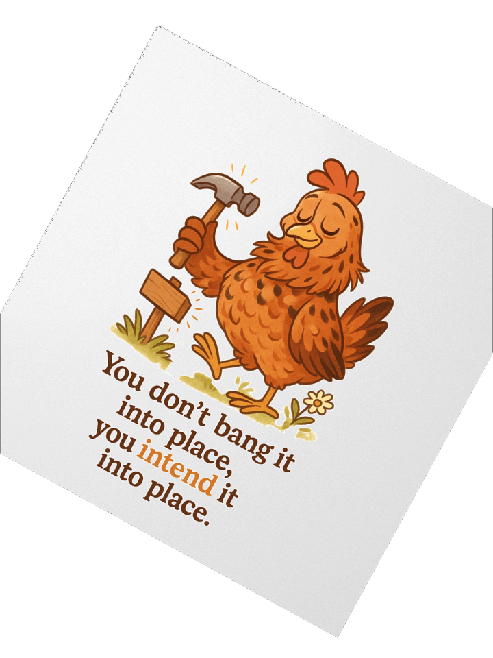 Intend It Into Place - Sticker product image (2)