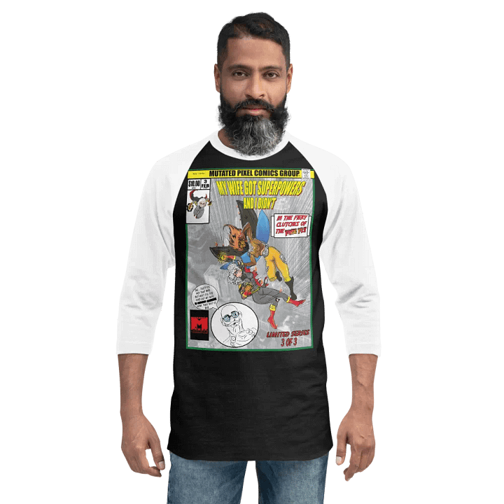 My Wife Now: Limited Edition Comic Book Raglan Tee product image (2)