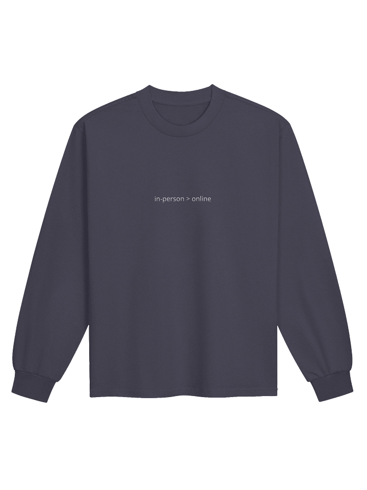 in-person > online crewneck product image (1)