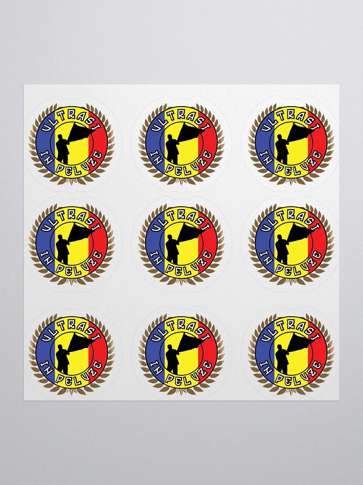 Pachet 9 Stickere Logo Ultrași în peluze product image (1)