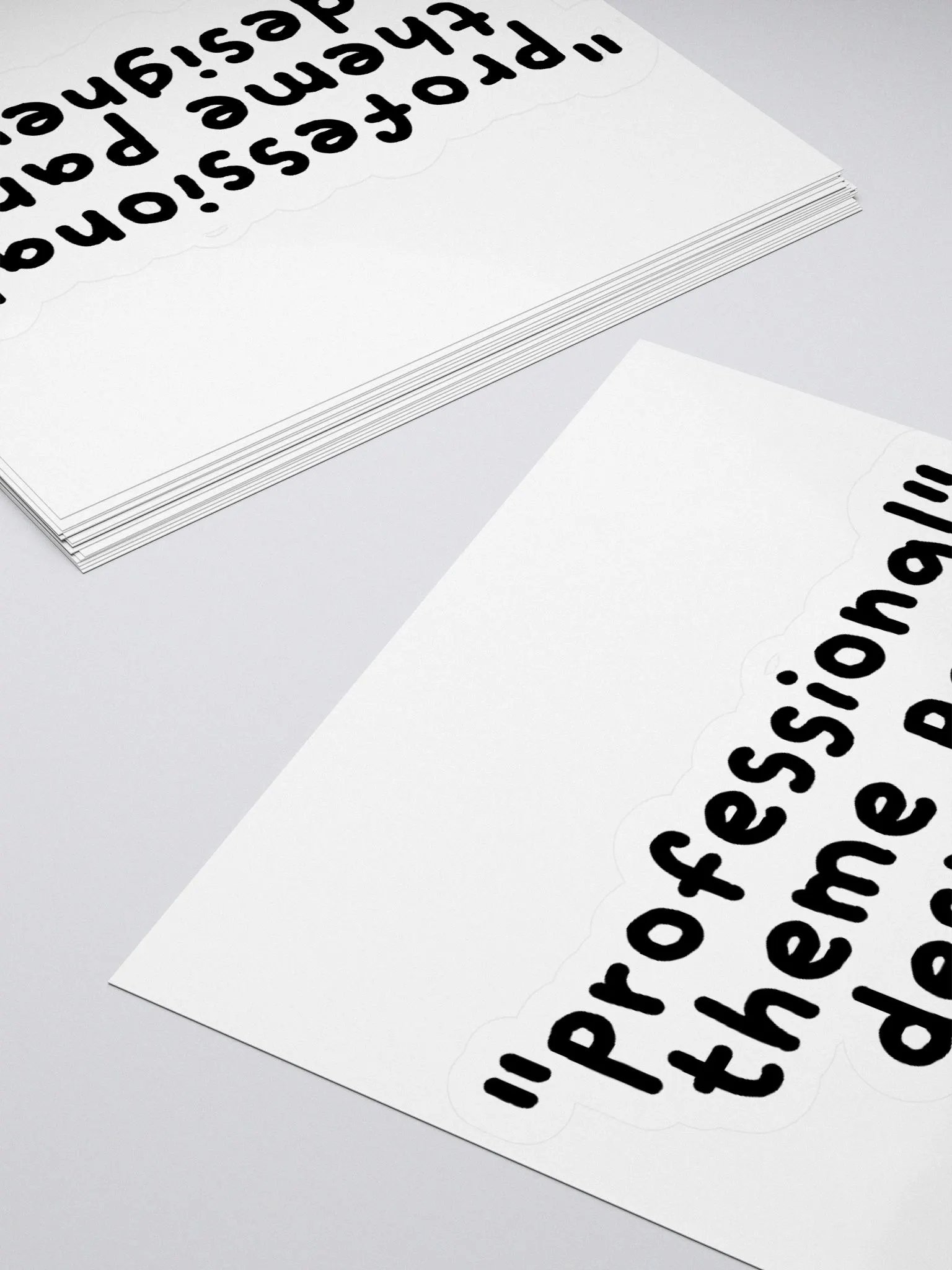 "Professional" Theme Park Designer Sticker product image (4)