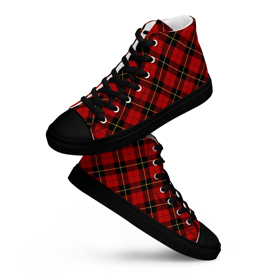 Wallace Tartan Men's High Top Shoes product image (13)