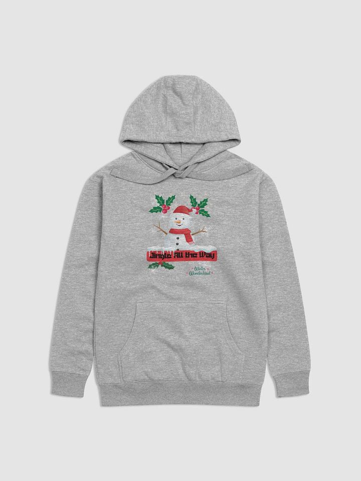 Unisex Holiday Chic Girl Hoodie - Winter Fashion product image (1)