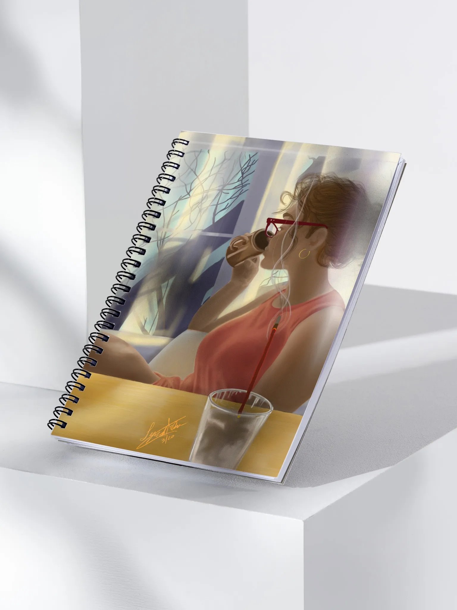 Quiet Mornings; notebook product image (3)
