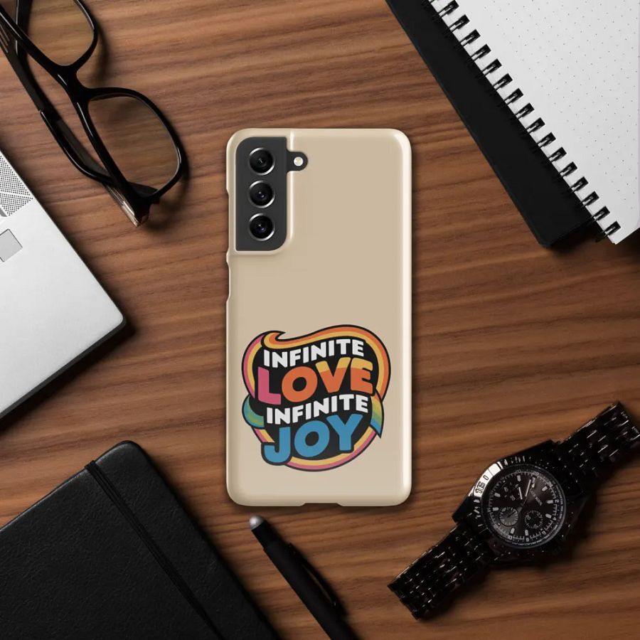 Infinite Love Infinite Joy Snap Case for Samsung (Champagne) product image (12)