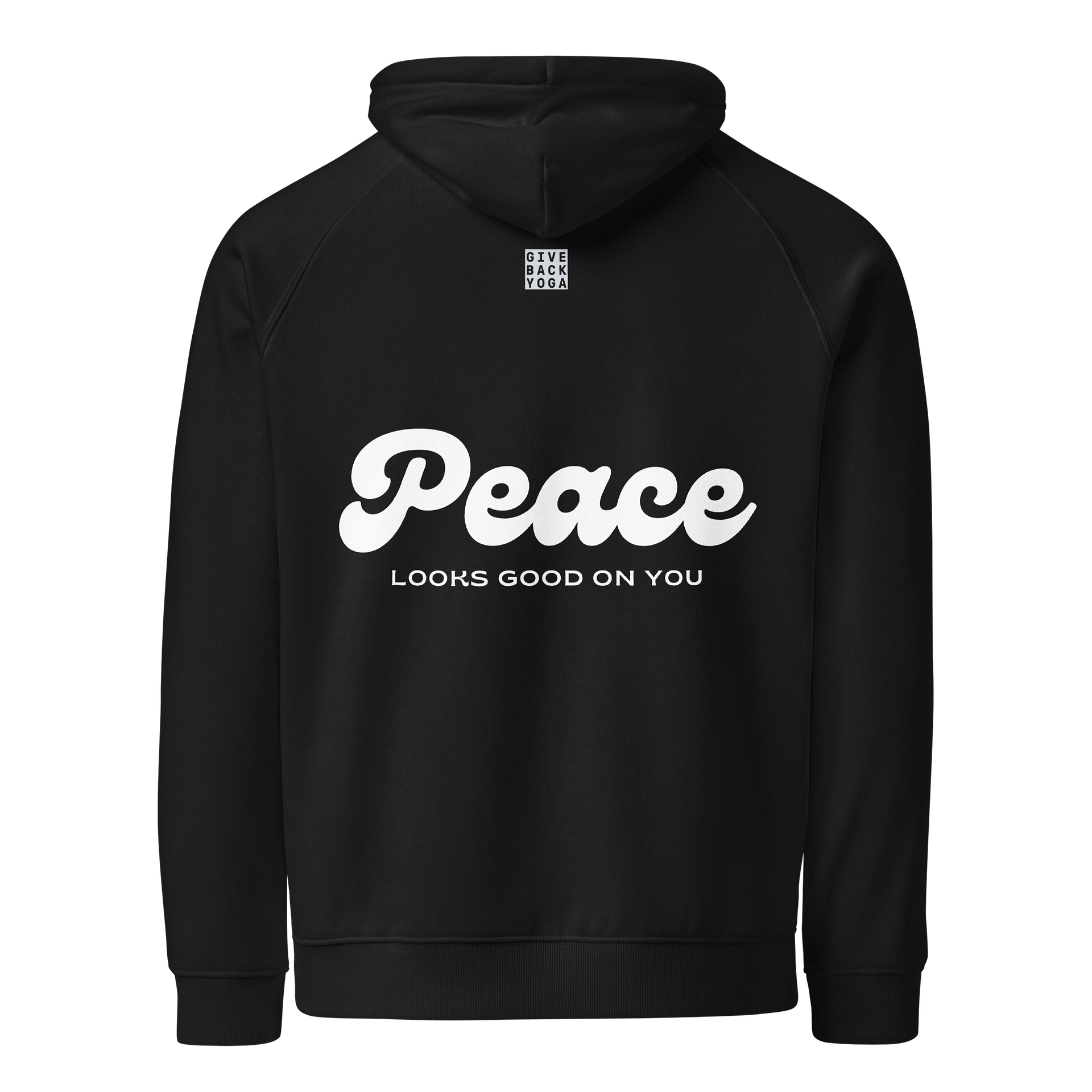 PEACE LOOKS GOOD Unisex Eco Raglan Hoodie product image (1)